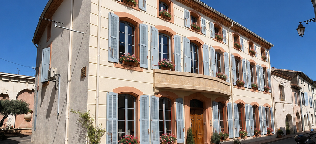 Villeneuve de Béziers façade