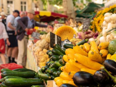 Fresh,Vegetables,On,The,Street,Market,Aix-en-provence,,France